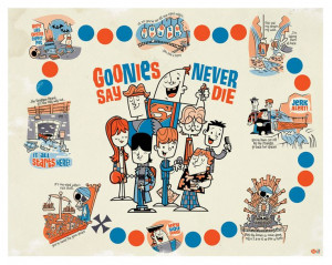 The Goonies ilustrated