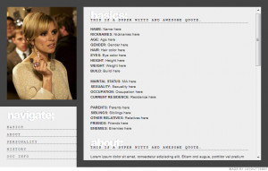 In-Depth Character Profile