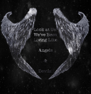 ... this image include: why try, angels, devils, Lyrics and ariana grande