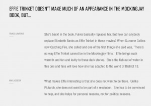 NEWS: Effie Trinket To Replace Fulvia in 'The Hunger Games: Mockingjay ...