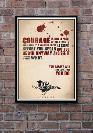 To Kill a Mockingbird, Poster print, Harper Lee, Inspirational poster ...