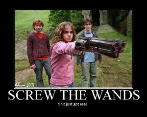 Harry Potter Screw The Wands