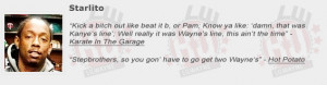 Lil Wayne Rap Quotes From Songs Starlito shouts out lil wayne