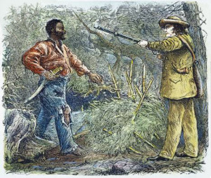 Nat Turner's image (left) is clearly designed to look unkempt and ...