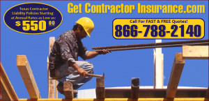 free contractor insurance quotes from Get Contractor Insurance.com