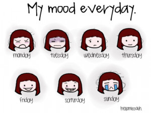 my mood everyday. XD