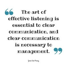 Wise words from an astute businessman. #communication #business #quote ...