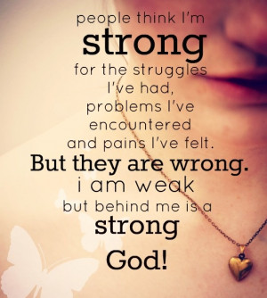 strong God of mine!