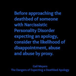 Dangers of Expecting a Deathbed Apology from Narcissistic Mother Quote ...