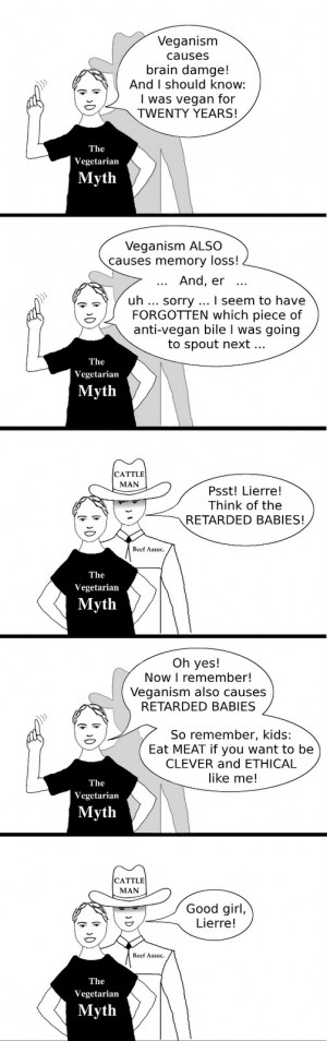 Lierre Keith Takes Dictation from the Cattleman's Beef Association: