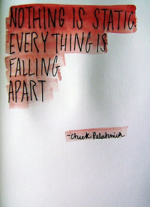 Everything is falling apart