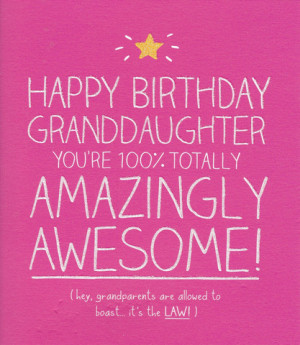 947015171 GF711B Happy birthday Granddaughter large