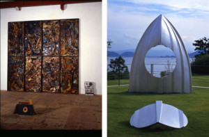 Left: Rubbish Men , 1987; Right: Bow with Hole (Shipyard Works) , 1990 ...