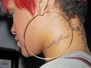 Rihanna : Le tatouage 