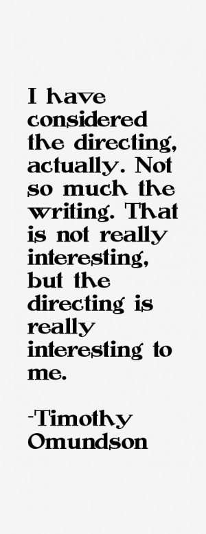Timothy Omundson Quotes & Sayings