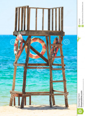 Stock Photography: Lifeguard tower