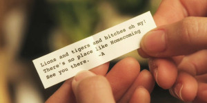 las cuatro : “ Leones y tigres y perras ¡oh mí! No hay lugar ...