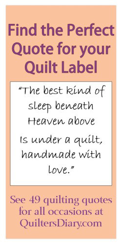 Quilt Label Sayings and Quotes for All Occasions