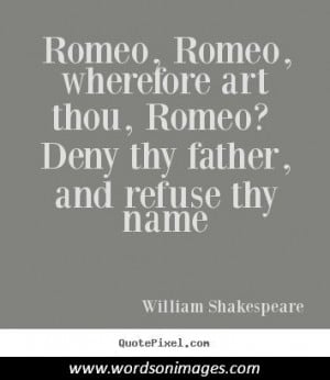 Romeo and juliet famous quotes