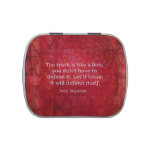 St. Augustine inspirational quote on TRUTH Candy Tins