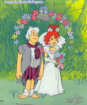 image of pebble and bam bam with their babies | The Flintstones ...