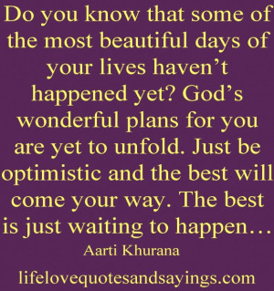 ... Some Of The Most Beautiful Days Of Your Live Quote In Purple Theme