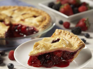 These are the homemade four berry holiday pie Pictures