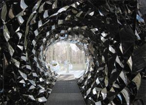 Olafur Eliasson, Your spiral view , 2002, steel. Installation view ...