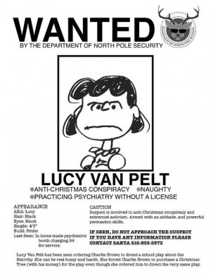 wanted lucy van pelt