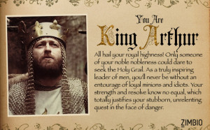 King Arthur Monty Python Holy Grail