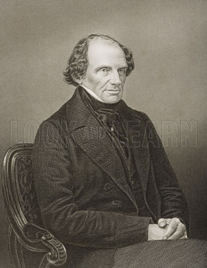 Lord John Russell 1792 1878 1st Earl Russell engraved by D J Pound