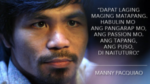 Lessons on bravery from Manny Pacquiao