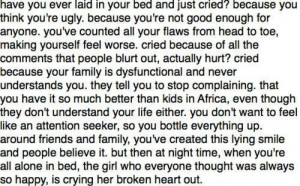 Quotes About Crying Yourself To Sleep Crying yourself to sleep