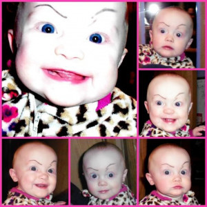 Drawing Eyebrows on Babies Will Not Disappoint You