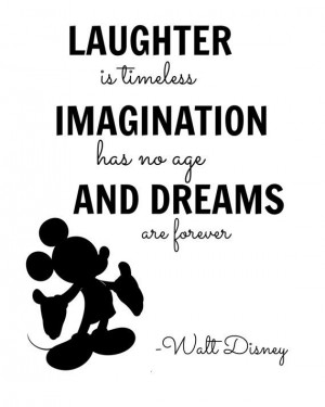 Walt Disney Imagination Quote Digital Wall Art