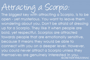 Attracting A Scorpio
