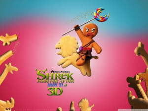 Bake Prisoners Gingerbread Man Shrek Ipad Wallpapers