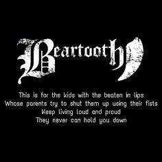 Original Band Edits â€” I Have A Problem // Beartooth *just my ...