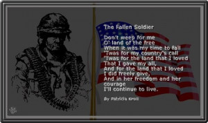 Fallen Soldier Quotes Inspirational | fallen soldier: Englishoh Hells ...