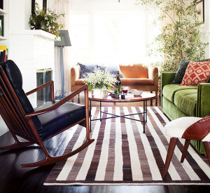green velvet sofa: Living Area, Eclectic Design, Eclectic Home, Must ...