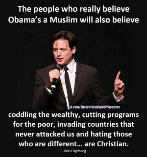 ... hating those who are different... Are Christian.