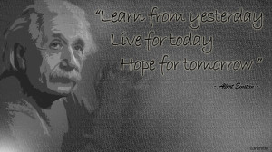 white quotes Albert Einstein wallpaper background