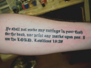 Christian Quotes Tattoo Art (7)