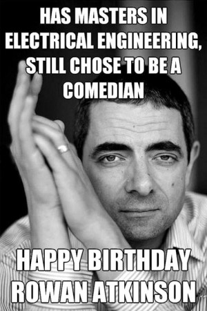 Happy Belated Birthday Mr. Bean