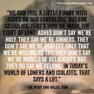 Ash wednesday quotes