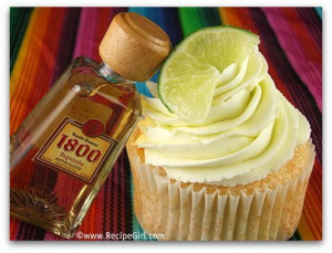 Tequila cupcake for a Kingpin