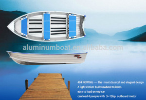 Aluminum rowing boat 404 Rowing- Aluminum Fishing boat