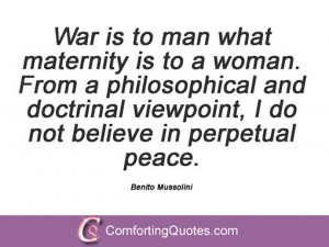 Benito Mussolini Quotes