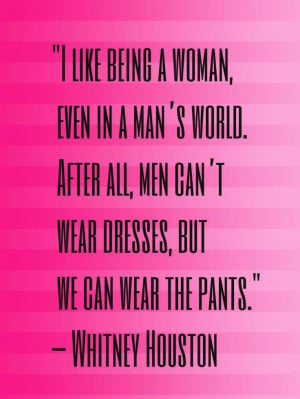 Whitney Houston fashion quote
