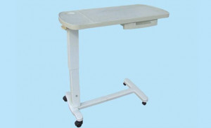 hospital bed table with drawer